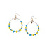 Aqua Yellow Lagoon Hoops
