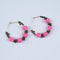 Pink Ball Ghungroo Earrings