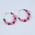 Pink Ball Ghungroo Earrings