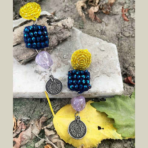 Moon Light Stones Earrings