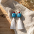 Nila Earrings with White Tassles