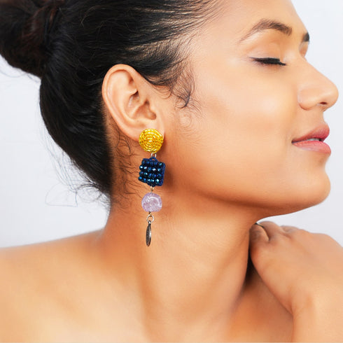 Moon Light Stones Earrings