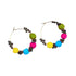 Pink Ball Ghungroo Earrings