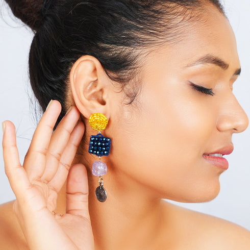 Moon Light Stones Earrings