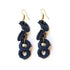 Blue Loop Earrings