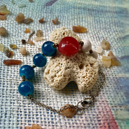 Blue Ruby Bracelet