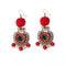 Chand Bali Thread Ball Earrings