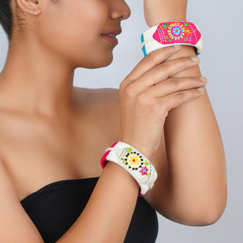 Dual Colors Band Bangle