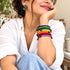 Rainbow Stack Bangle Set