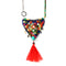 Multicolor Knotted Necklace