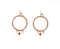 Beige Crochet Loop Earrings