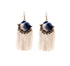 Indigo Feather Earrings