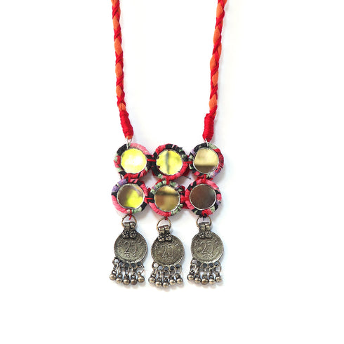 Mirror Coin Necklace