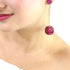 Disco Pink Beaded Earring