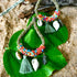 Multicolored Felt Beaded Earrings