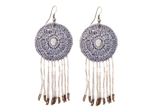 Crochet Mirror Earrings